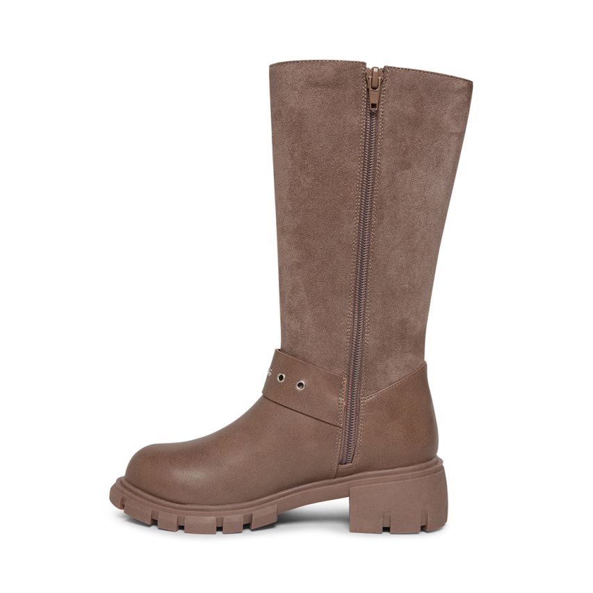 Brown Steve Madden Jholly Kids' High Boots | PH 8320NPJ